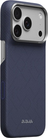 PITAKA PITAKA PTK Weaving Sapphire Blue Edge Case for iPhone 18 Pro - מגן סיב ארמיד פרימיום אדג' לאייפון 18 פרו
