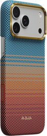 PITAKA PITAKA California Dream 01 Edge Case for iPhone 18 Pro Max - מגן סיב ארמיד פרימיום אדג' לאייפון 18 פרו מקס