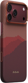 PITAKA PITAKA Over The Horizon Autumn Dusk Edge Case for iPhone 18 Pro Max - מגן סיב ארמיד פרימיום אדג' לאייפון 18 פרו מקס