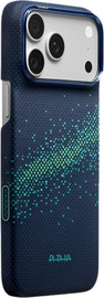 PITAKA PITAKA Milky Way Nearfield Blue Edge Case for iPhone 18 Pro Max - מגן סיב ארמיד פרימיום אדג' לאייפון 18 פרו מקס