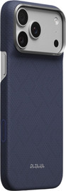 PITAKA PITAKA PTK Weaving Sapphire Blue Edge Case for iPhone 18 Pro Max - מגן סיב ארמיד פרימיום אדג' לאייפון 18 פרו מקס