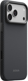 PITAKA PITAKA Classic Black-Grey Twill Summa Case for iPhone 18 Pro Max - מגן סיב ארמיד פרימיום סאמה לאייפון 18 פרו מקס