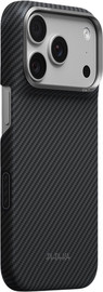 PITAKA PITAKA Classic Black-Grey Twill Edge Case for iPhone 18 Pro - מגן סיב ארמיד פרימיום אדג' לאייפון 18 פרו