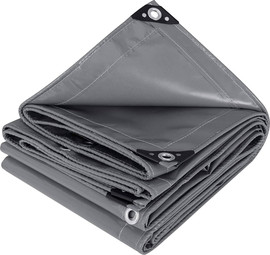S-Free שמשונית PVC | ברזנט נגד גשם 420 גרם בגודל 3X3 | כיסוי חורף |יריעת PVC איכותית ביותר 420 גרם בעלת עמידות משופרת בצבע אפור