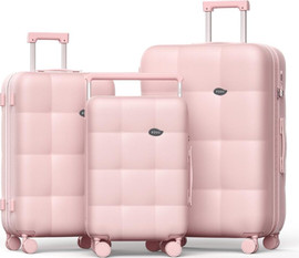 FOGG סט 3 מזוודות Marshmallow Set Pink