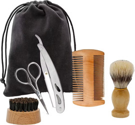 AGIVA ערכה לטיפוח וגילוח הזקן AGIVA Hair Brush Set אגיבה