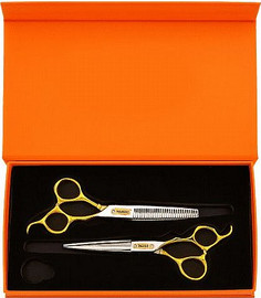 BarberPRO סט מספריים 6 אינץ וואל Hair Scissors Set 3440
