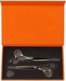 BarberPRO סט מספריים 6 אינץ וואל Hair Scissors Set 3441