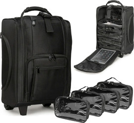 BarberPRO תיק טרולי למאפרות נייד מקצועי BarberPRO BP5242