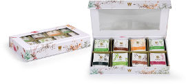 ויסוצקי תיבת תה ריג'יד לבנה TEA DREAMS BOX