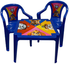 Getter Group סט פלסטיק שולחן + 2 כיסאות מפרץ ההרפתקאות