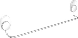 Aquila מתלה מגבות בהדבקה 62 ס"מ Set & Stick כסוף מט
