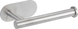 Aquila מחזיק נייר טואלט בהדבקה Set & Stick מהודר כסוף מט