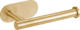 Aquila מחזיק נייר טואלט בהדבקה Set & Stick מהודר זהב מוברש