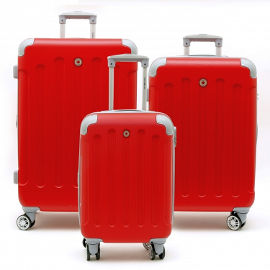 Travel Club סט 3 מזוודות קשיחות