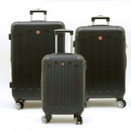 Travel Club סט 3 מזוודות קשיחות