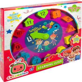 CoCoMelon קוקומלון שעון התאם צורה סגול