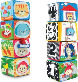 winfun קוביות משחק מבד לתינוק