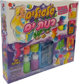 דיאמנט ערכת יצירה להכנת דמויות מג'ל הקסם - ג'לגולים בנות ים