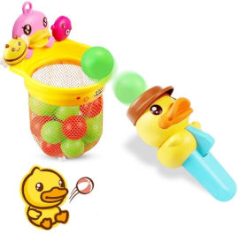 Hilis משחק אמבטיה קליעת כדורים B.Duck