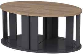 Tudo Design שולחן סלון נפתח ל 4 שולחנות ANTELLA