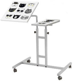 Tudo Design עמדת עבודה מתכווננת וניידת למחשב נייד דגם זום קאטס