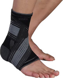 Medical Beauty AnkleComp תומך קרסול אלסטי עם רצועה