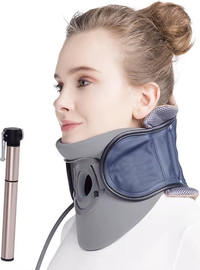 Medical Beauty צווארון תומך צוואר מתנפח להקלה על כאבי צוואר NeckAir
