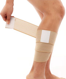 Medical Beauty תחבושת ספורט אלסטית לשוק הרגל והברך WrapBand