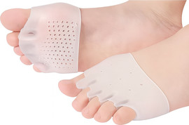 Medical Beauty ComfyPads רפידות ג'ל לכרית כף הרגל – עם מפרידי אצבעות
