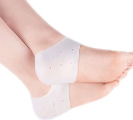 Medical Beauty SoleRelief – גרבי סיליקון ג’ל לעקב להקלה על כאבי עקב וסדקים