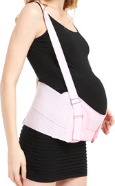 Medical Beauty חגורת תמיכה להריון עם רצועות כתפיים – BellyNest