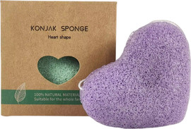 Medical Beauty ספוג קונג’אק טבעי לניקוי הפנים והגוף PurpleKonjac