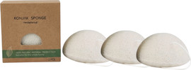 Medical Beauty WhiteKonjac – מארז 3 יחידות ספוג קונג’אק טבעי לניקוי הפנים והגוף
