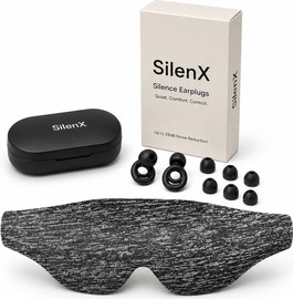 Medical Beauty SilenX Silence Premium Sleep Kit – ערכת שינה עם אטמי אוזניים ומסכת שינה