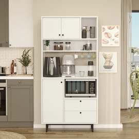 Twins design ארון שירות למטבח /למשרד בצבע לבן דגם אליענה מבית Twins Design