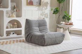 Twins design כורסת רביצה ייחודית דגם nova בצבע אפור כהה מבית Twins Design