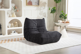 Twins design כורסת רביצה ייחודית דגם Mila בצבע שחור מבית Twins Design