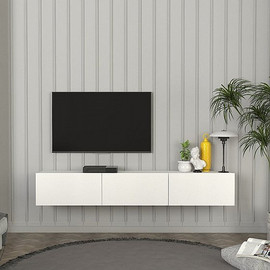 Twins design מזנון קוביה צף במידה רוחב 300 ס"מ דגם דורין מבית Twins Design