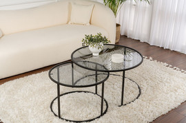 Twins design סט שולחנות סלון דגם עידן מבית TWINS DESIGN