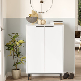 Twins design ארון נעליים בצבע לבן דגם גליה מבית Twins Design