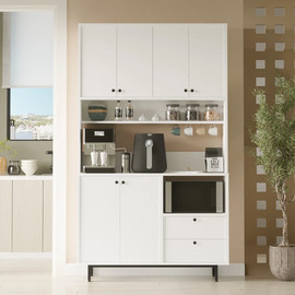 Twins design ארון שירות למטבח /למשרד בצבע לבן דגם רוזו מבית Twins Design