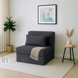 In Style כורסאת אירוח נפתחת 90 ס"מ BAMBOO