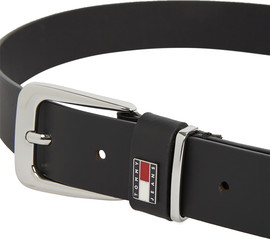 TOMMY HILFIGER חגורת עור לאישה מבית Tommy Hilfiger  דגם AW0AW17317-BDS