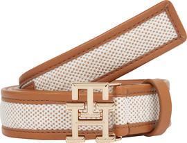 TOMMY HILFIGER חגורת עור לאישה מבית Tommy Hilfiger דגם AW0AW17249-GB8