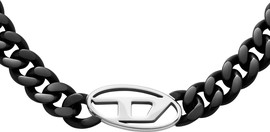 DIESEL שרשרת DIESEL קולקציית OVAL D LOGO דגם DX1610931