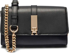 TOMMY HILFIGER תיק דמוי עור לאישה מבית Tommy Hilfiger דגם AW0AW17222-BDS