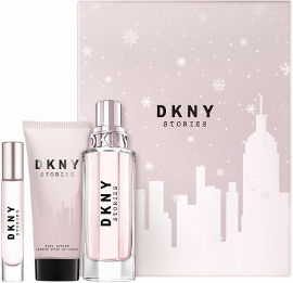 DKNY STORIES בלוקבסטר סט א.ד.פ + תחליב גוף + רולבול