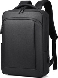 Camel Mountain תיק גב TrailTech Platinum למחשב 16 אינץ' עם יציאת USB מבית כאמל מאונטין - שחור