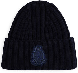 TOMMY HILFIGER TH CREST FLUFFY BEANIE